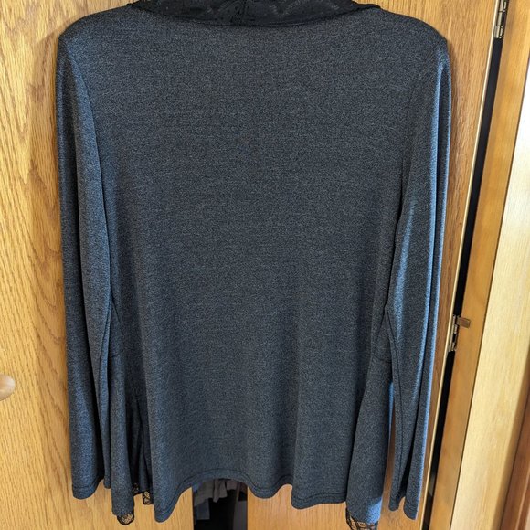 Easy care jacket, Charcoal/black, Medium - Picture 3 of 4